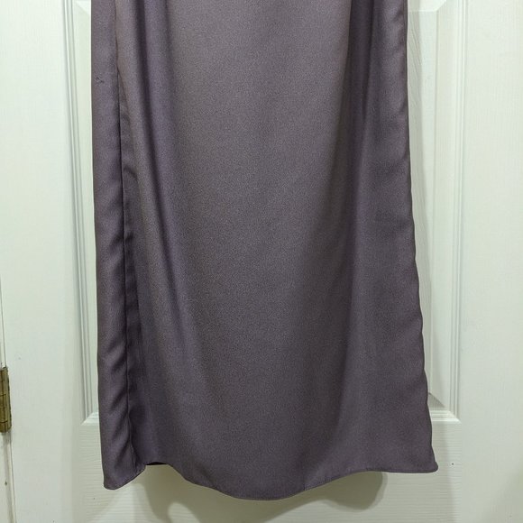 Watters & Watters Heather Sleeveless Faux Pearl Neckline Maxi Formal Dress - 6 - Picture 3 of 15